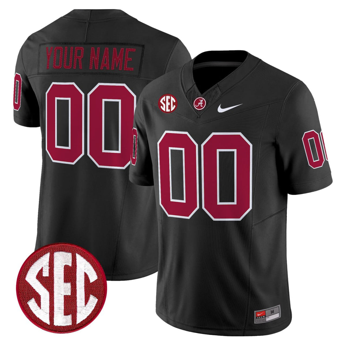 Alabama Crimson Tide Custom Jersey - Stitched