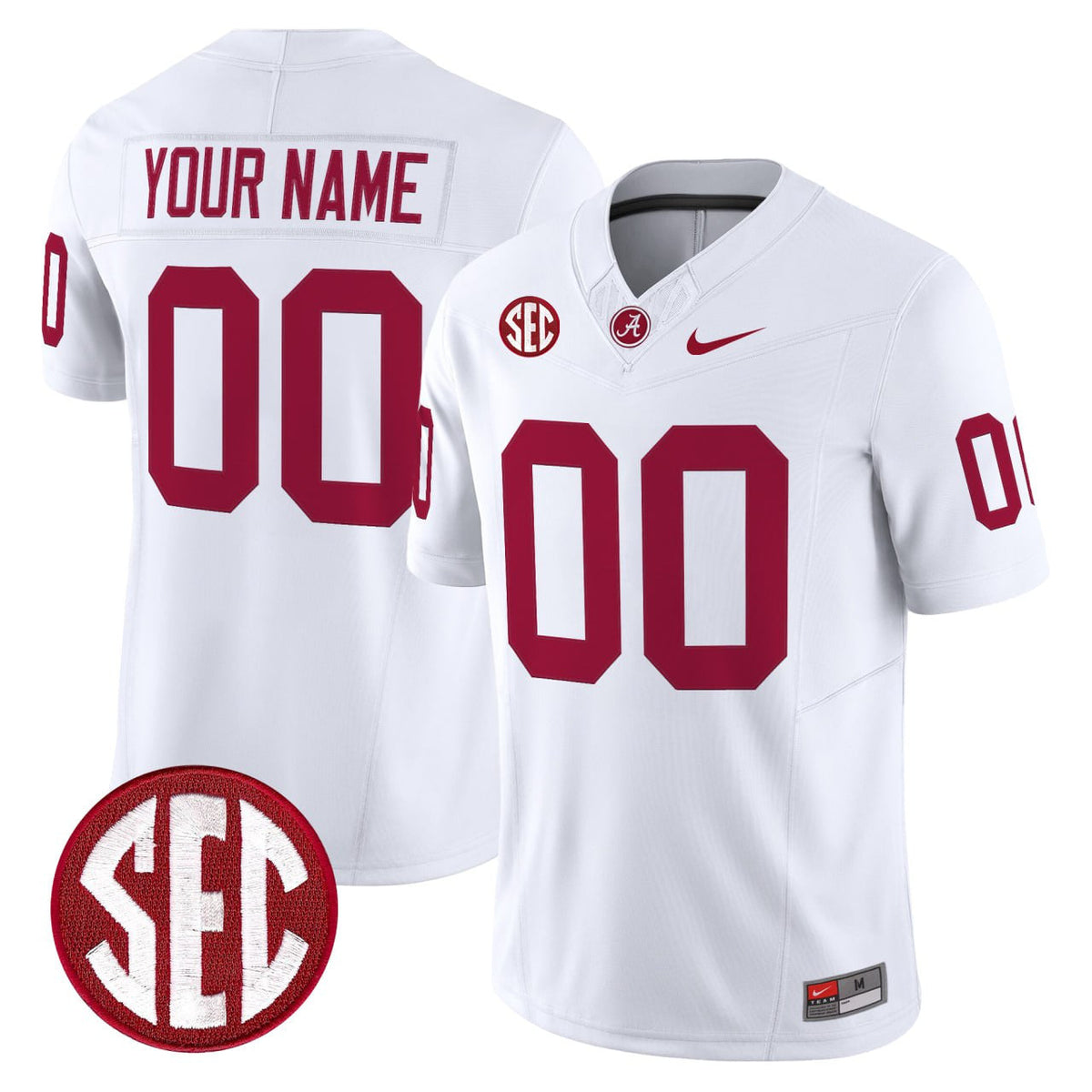 Alabama Crimson Tide Custom Jersey - Stitched