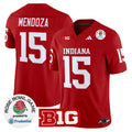 #15 Fernando Mendoza Indiana Hoosiers 2026 Rose Bowl Vapor Limited Jersey - All Stitched