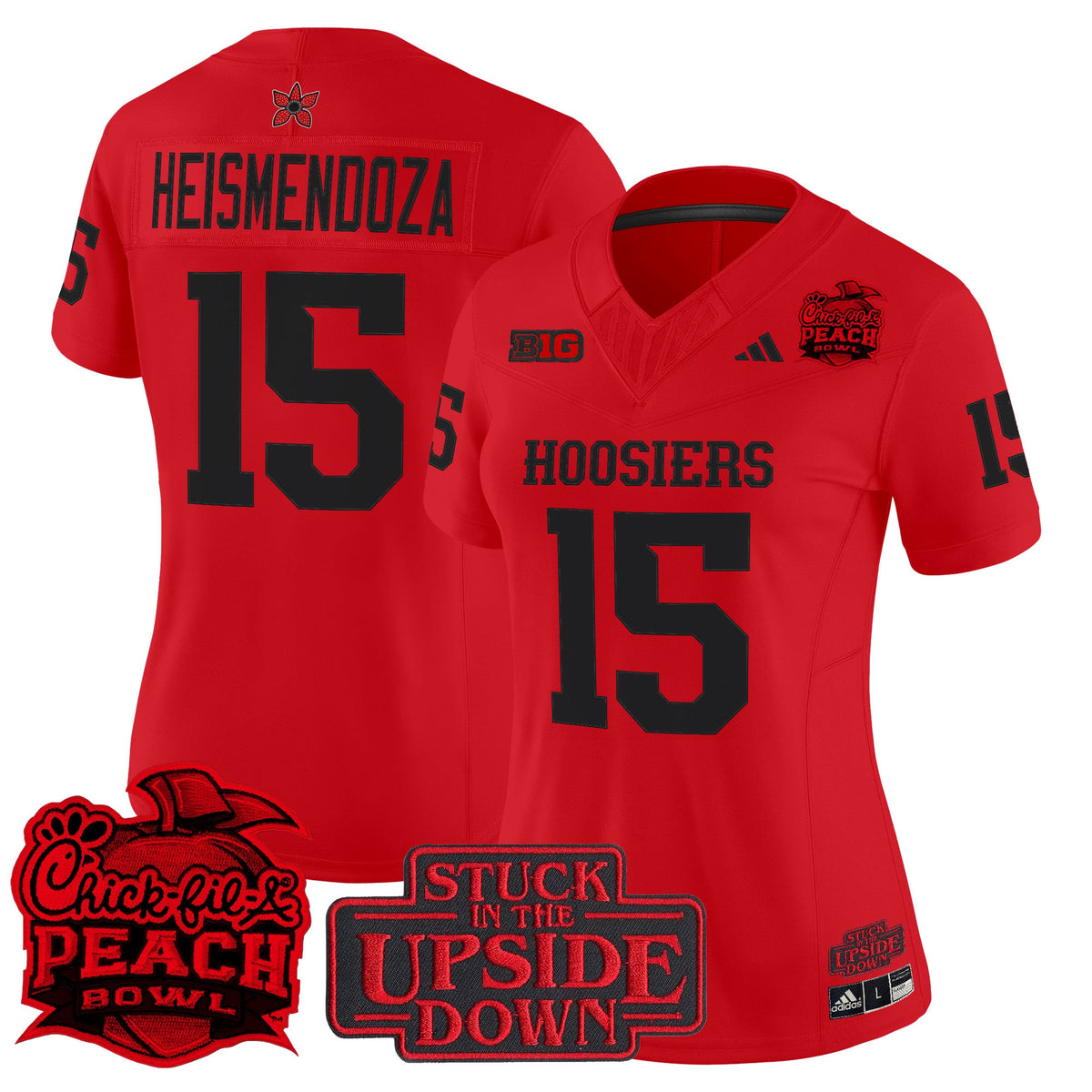 15 Heismendoza Indiana Hoosiers Peach Bowl Limited Jersey - Stitched