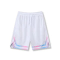 Men Student Basketball Shorts Sport For Soccer Fitness Short White